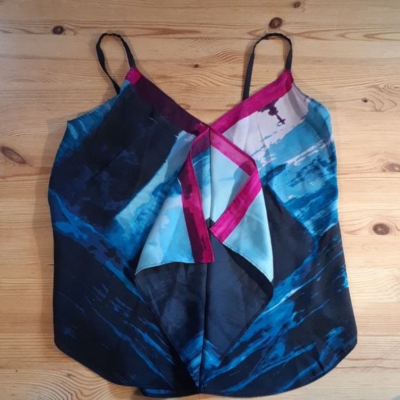 Abstract print unique front design RACHEL tank - Picture 6 of 6